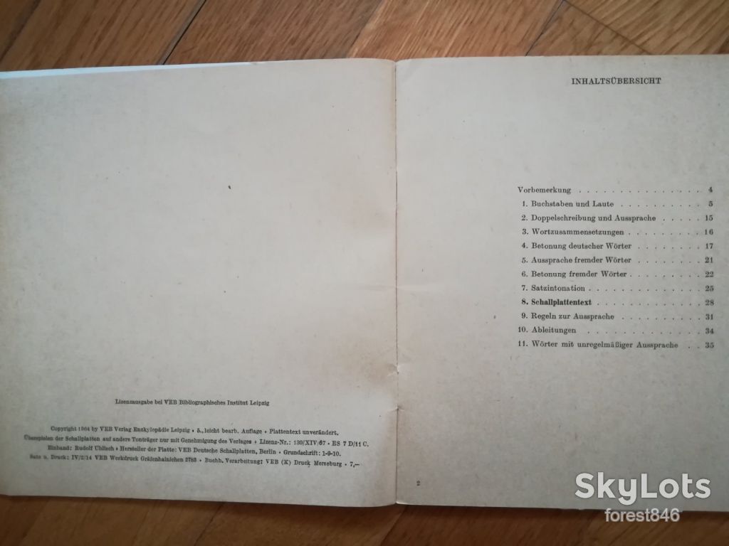 Deutsche Aussprache-NM, 7"-Німеччина - фото фото фото 3