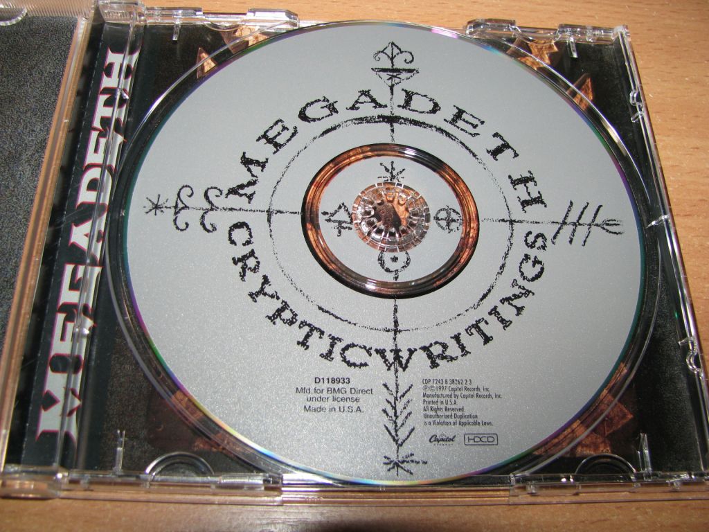 MEGADETH - Cryptic Writings  (1997 Capitol CLUB,USA) - фото фото фото 2