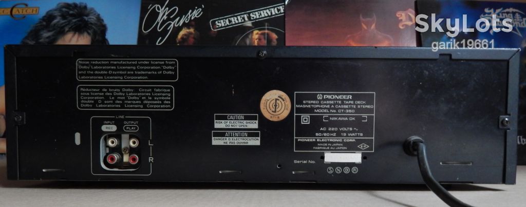 Касетна дека PIONEER CT-350 - фото фото фото 2