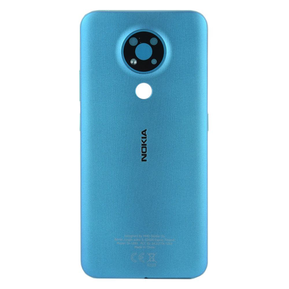 Задня частина корпусу Nokia 3.4 Fjord  (Blue)  (з склом камери) - фото фото фото 0
