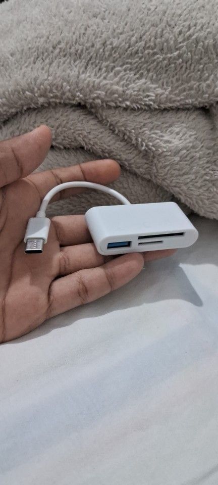 /-КАРТ-РІДЕР OTG USB-C для ДВУХ КАРТ ПАМ'ЯТІ TFTcard + CDcard та ФЛЕШКИ-// - фото фото фото 5