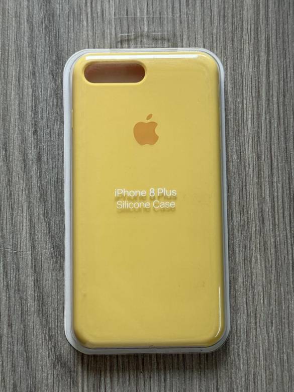Чохол Silicone Case для Apple iPhone 7+/8 Plus Yellow - фото фото фото 0