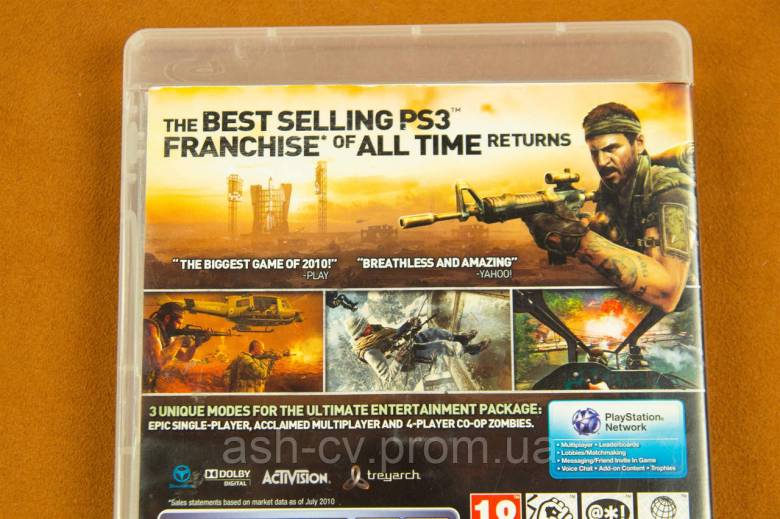 Диск Playstation 3 - CALL OF DUTY Black Ops - фото фото фото 3