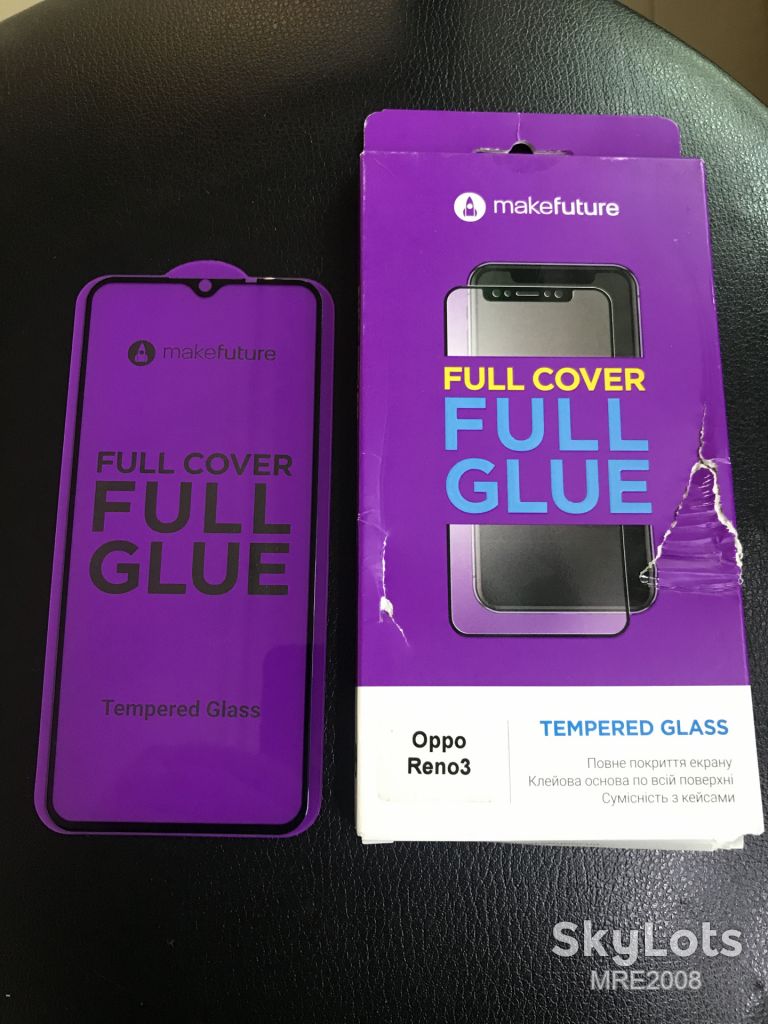 Защитное стекло MakeFuture Full glue для Oppo Reno 3 - фото фото фото 0