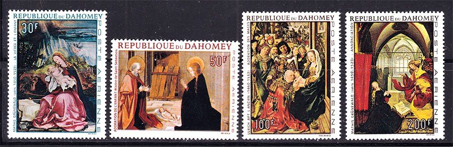 Искусство . Дагомея  1967 г MNH - - фото фото фото 0