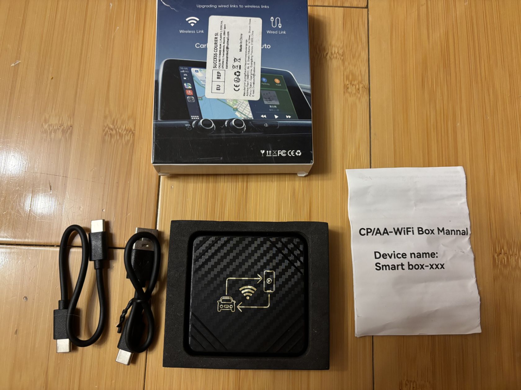 Автомобільний адаптер для бездротового Apple CarPlay/Android Auto CarlinKit Carbon Pro. - фото фото фото 6