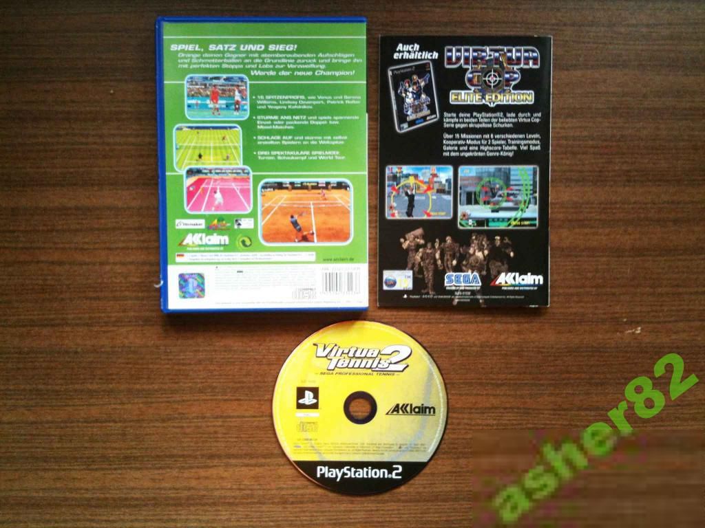 Игра на PS2 "Virtua Tennis 2"        (PAL) - фото фото фото 1
