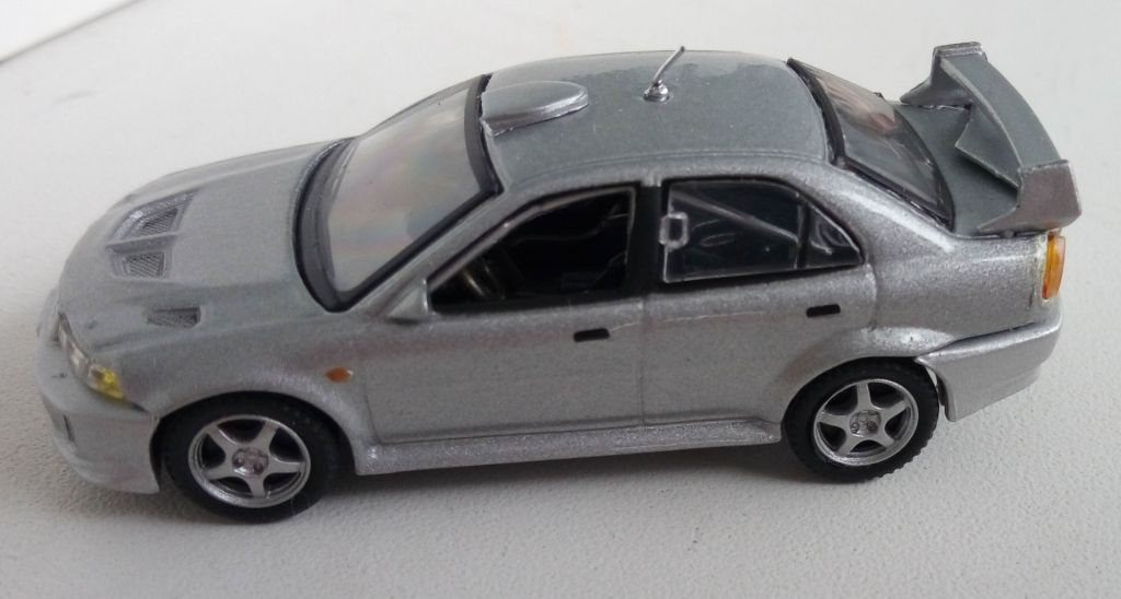 1-72 Cararama Mitsubishi Lancer silver - фото фото фото 1