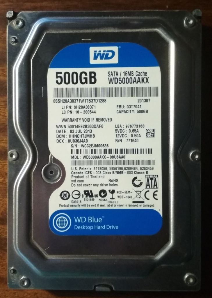Жесткий диск HDD Western Digital WD5000AAKX 500GB - фото фото фото 0