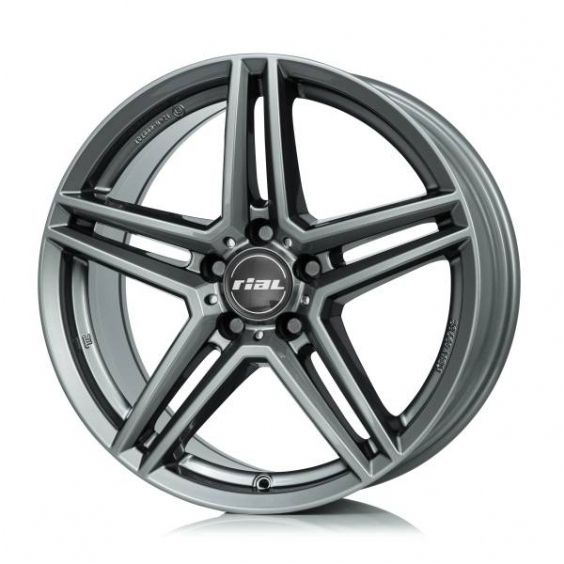 Автомобільні диски RIAL M10 j6,5x16 PCD 5x112 ET38 DIA66,5 metal-grey - фото фото фото 0