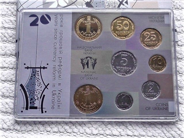 Річний набір обігових монет Україна 2016 рік - фото фото фото 2