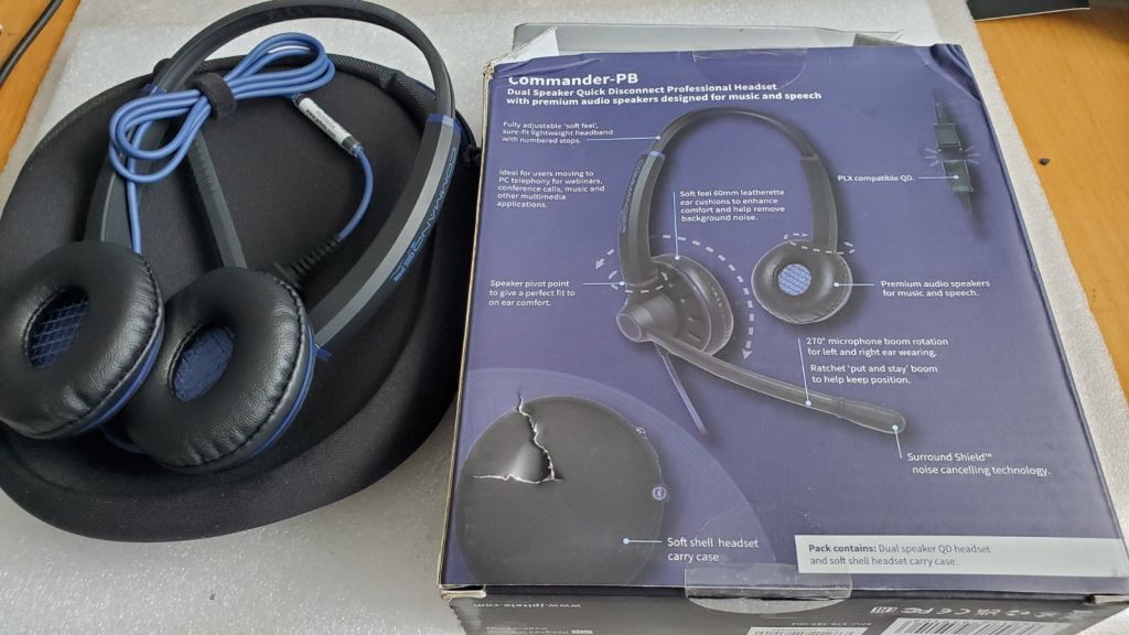 Гарнітура JPL Commander-PB QD Corded Dual Ear Headset - фото фото фото 2