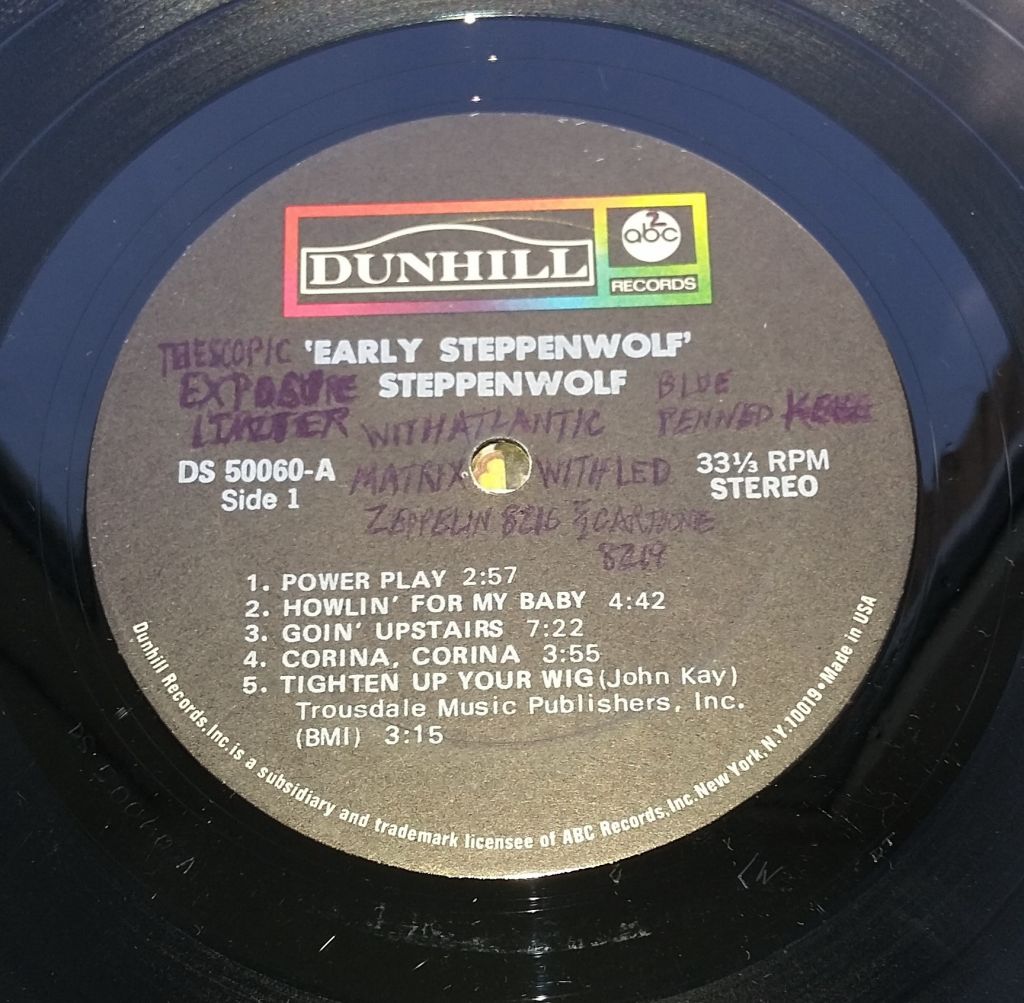 STEPPENWOLF Early Steppenwolf LP  (US) VG+/VG- - фото фото фото 2
