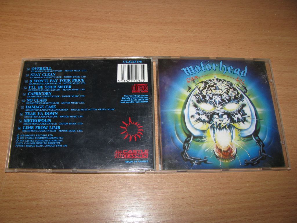MOTORHEAD - Overkill   (1991 Castle) - фото фото фото 0
