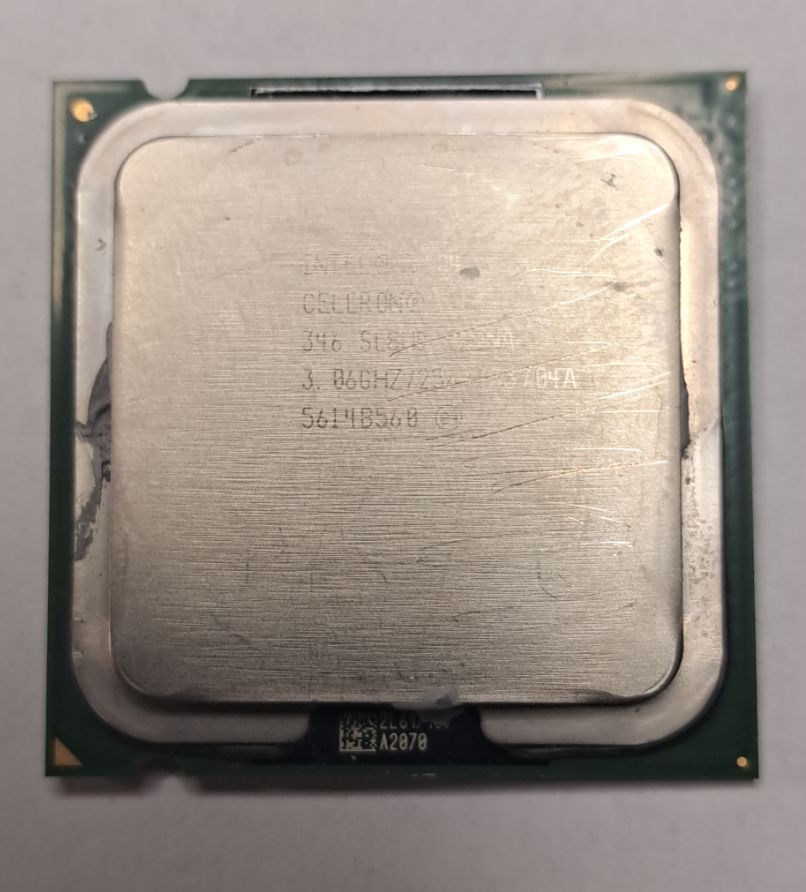 Процесор Intel Celeron D 346 3.06GHz / 256K / 533MHz LGA775  (SL8HD) Робочий - фото фото фото 0