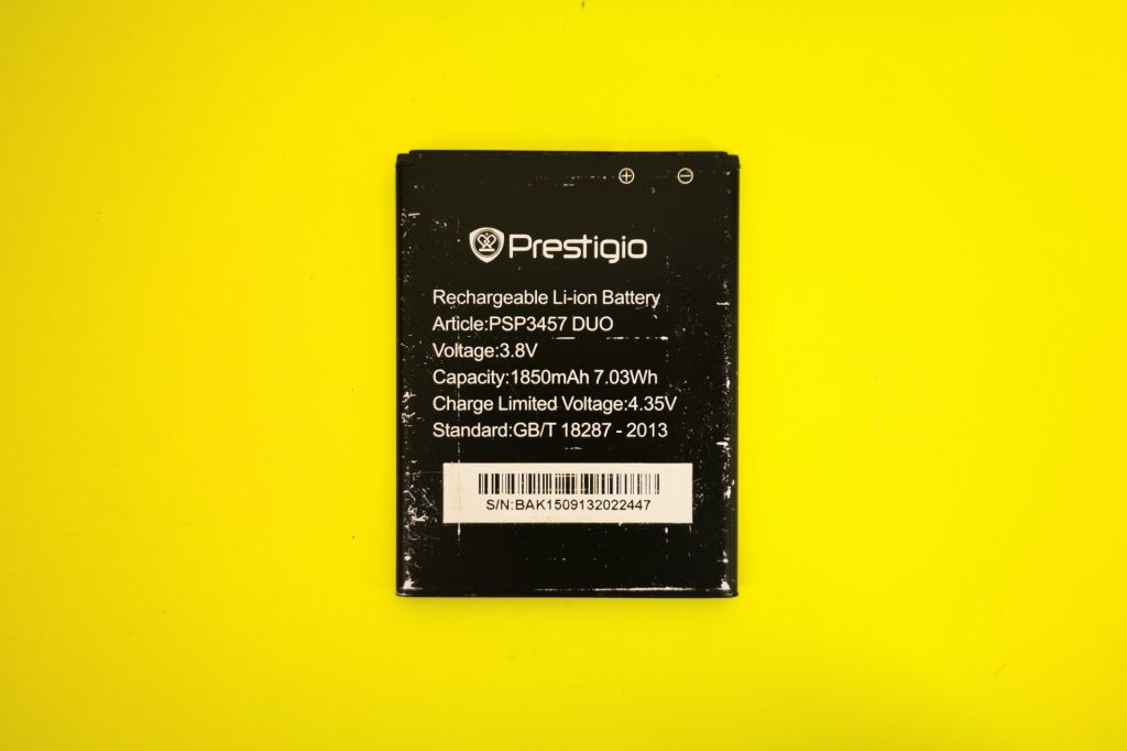 Аккумулятор Оригинал акб Prestigio MultiPhone PSP 3457 DUO    (1850 mAh) - фото фото фото 2
