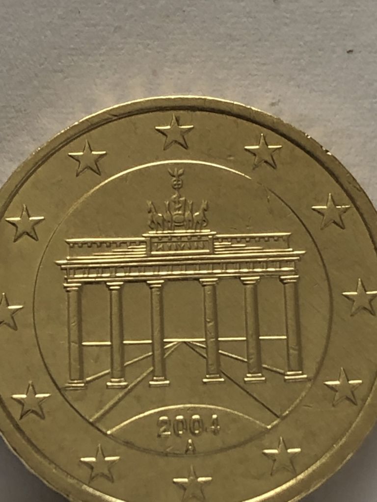 Німеччина 50 євроцентів, 2004 рік. А. Берлін. - фото фото фото 0
