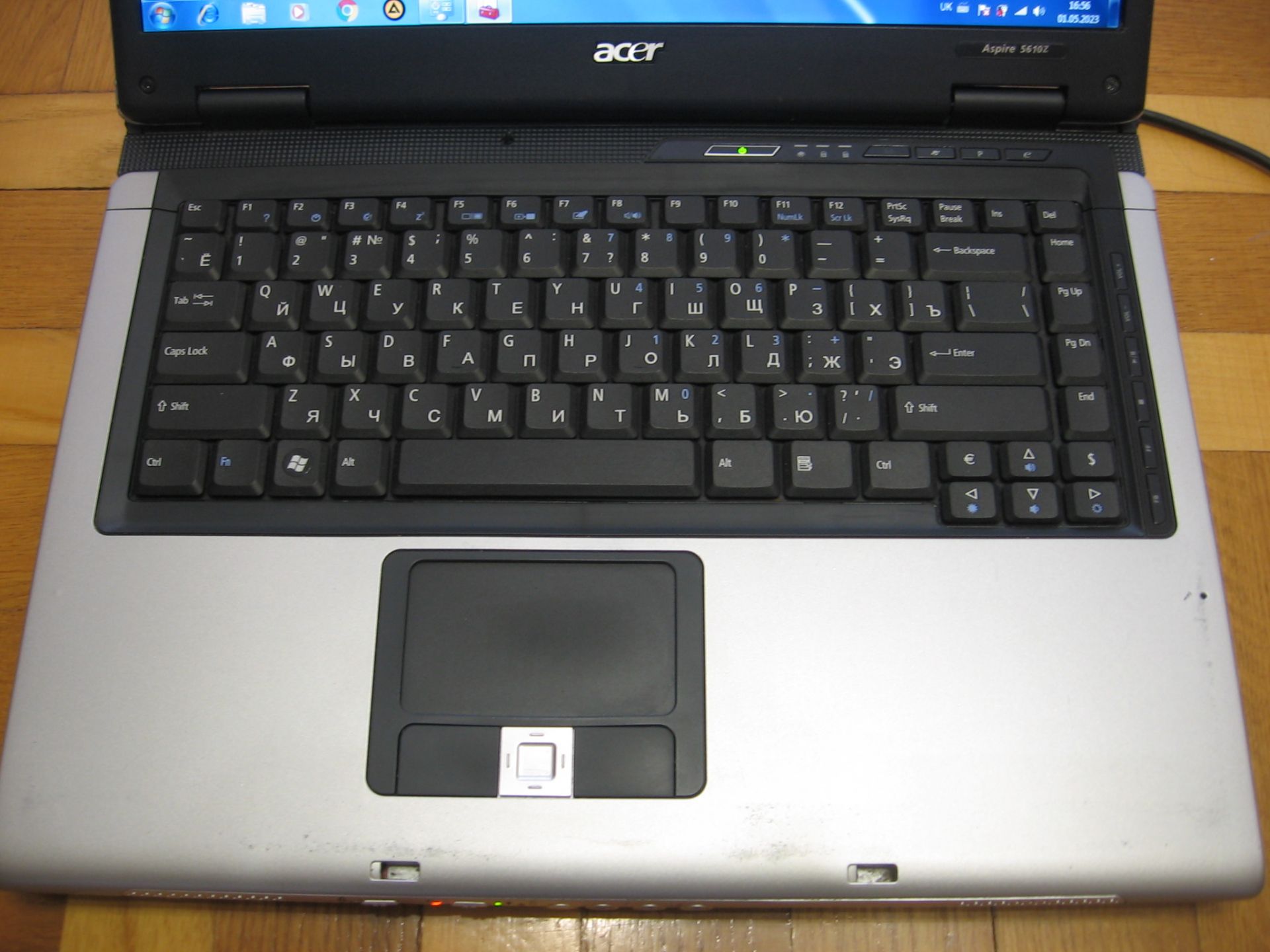 Ноутбук  Acer Aspire 5610Z       (15.4″/CoreDuo T2300/1Gb/60Gb), без АКБ і БЖ - фото фото фото 2