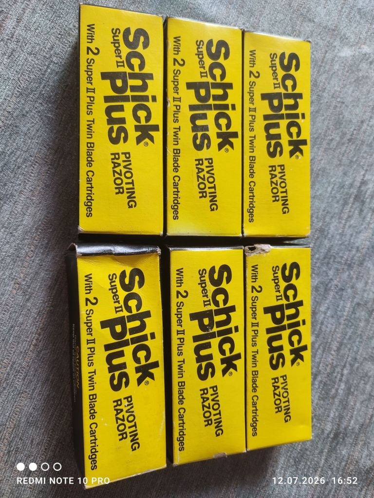 Бритви вінтаж Schich Super 2 Plus.Оригінал.Вартість за 6 упаковок. Халява - фото фото фото 5