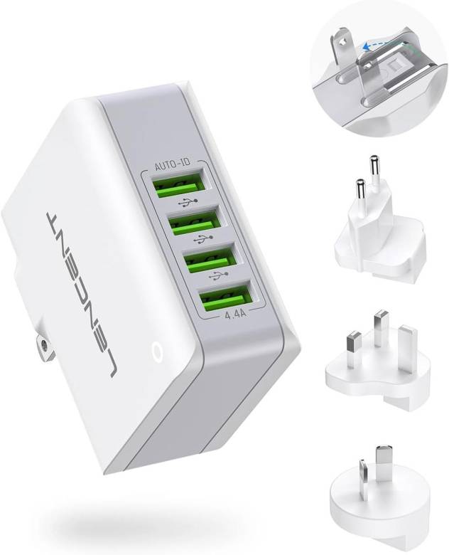 LENCENT Многопортовое сетевое зарядное устройство USB - фото фото фото 0