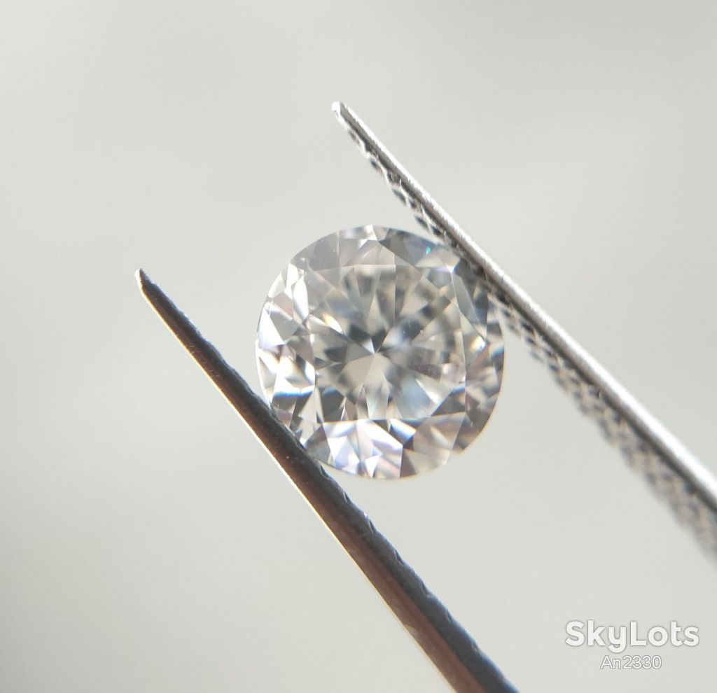 Бриллиант 0,06ct 2.83 мм VVS1  (муассанит) - фото фото фото 0