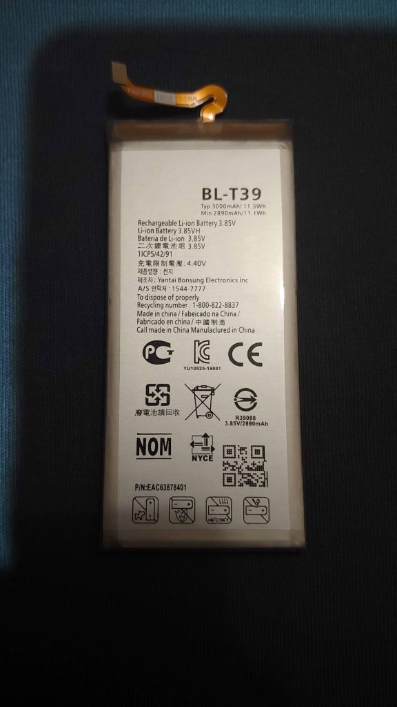 Аккумулятор BL-T39 Оригинал 3000Mah Новый Точный Объем - фото фото фото 5