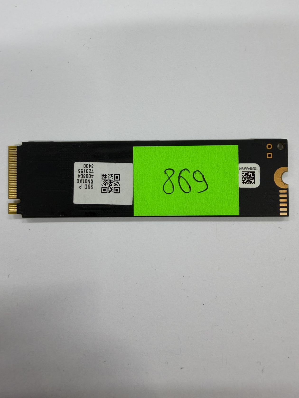 Накопичувач SSD Micron 2210 NVMe 1024Gb Gen3x4  (  MTFDHBA1T0QFD ) - робочий - фото фото фото 2