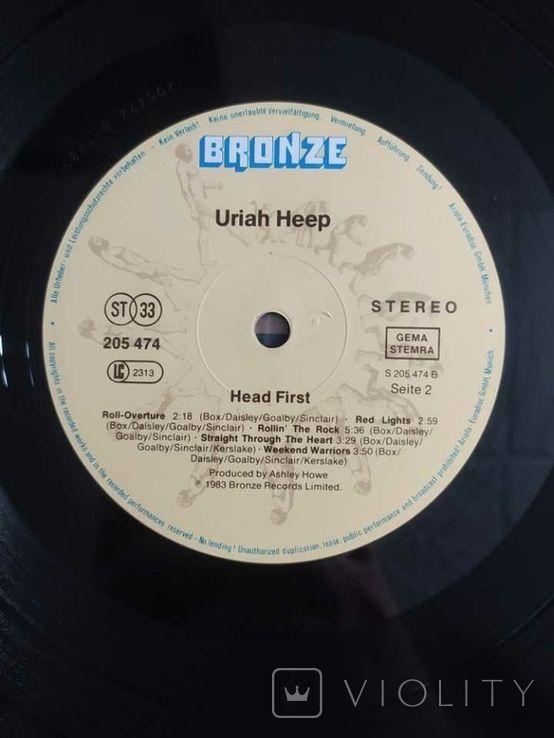 Uriah Heep -"Head First" 1983 - фото фото фото 1