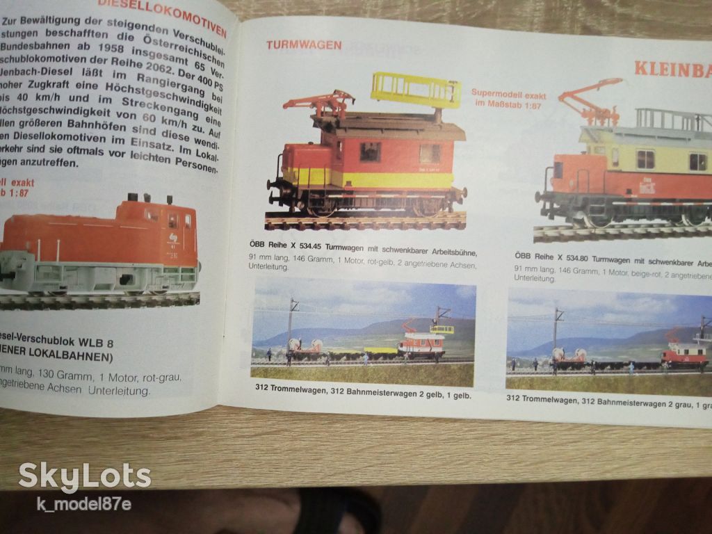 Каталог моделей железной дороги KLEINBAHN 1:87 (H0) - фото фото фото 3