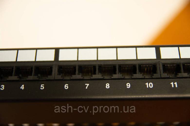Патч-панель PANDUIT CAT.3 ISDN Telephone Ethernet RJ-45 1U - фото фото фото 8