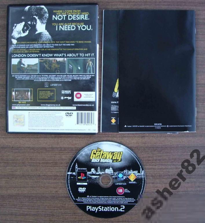 Игра на PS2 "The Getaway: Black Monday"       (PAL) - фото фото фото 1