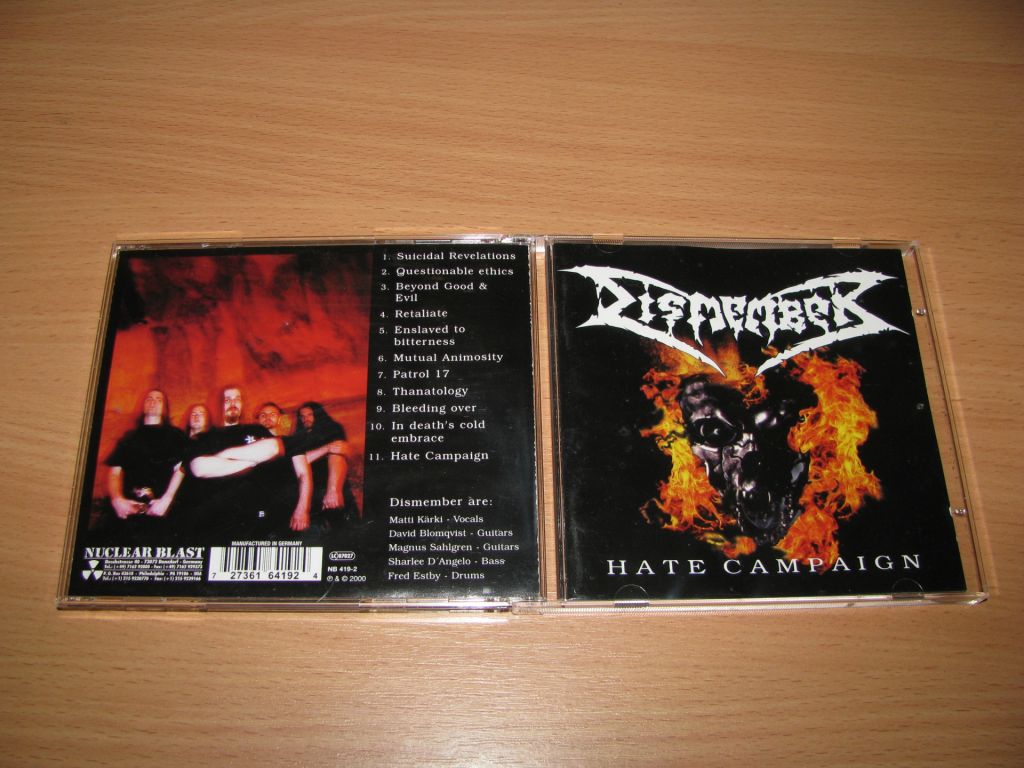 DISMEMBER - Hate Campaign    (2000 Nuclear Blast 1st press) - фото фото фото 0