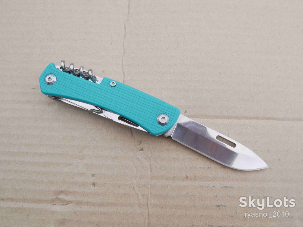 FREETIGER Multifunction Multi-Tool, Blue glass fiber, 440, Outdoor, EDC - фото фото фото 12