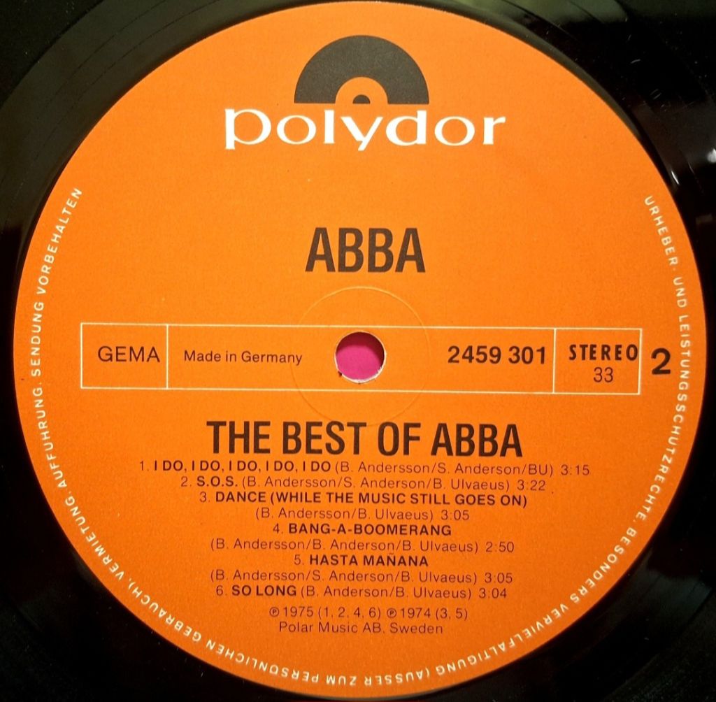 ABBA - The Best Of ABBA - 1973-75.  (LP). 12. Vinyl. Пластинка. Germany. - фото фото фото 3