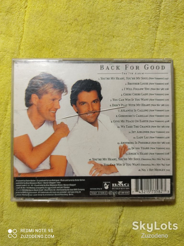 CD MODERN TALKING - Back For Good The 7th  Album - фото фото фото 3