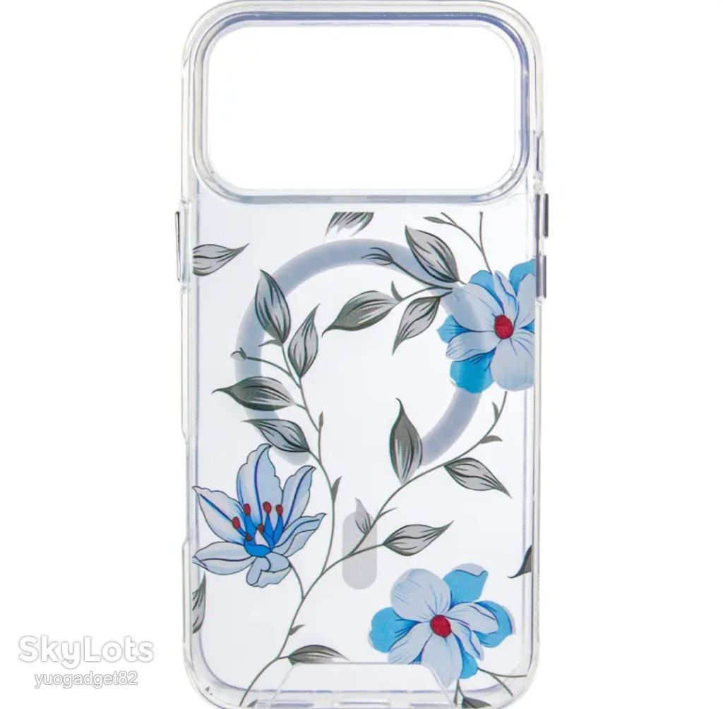 TPU+PC чохол Clear Garden with MagSafe для Apple iPhone 17 Pro Max    (6.9") - фото фото фото 2