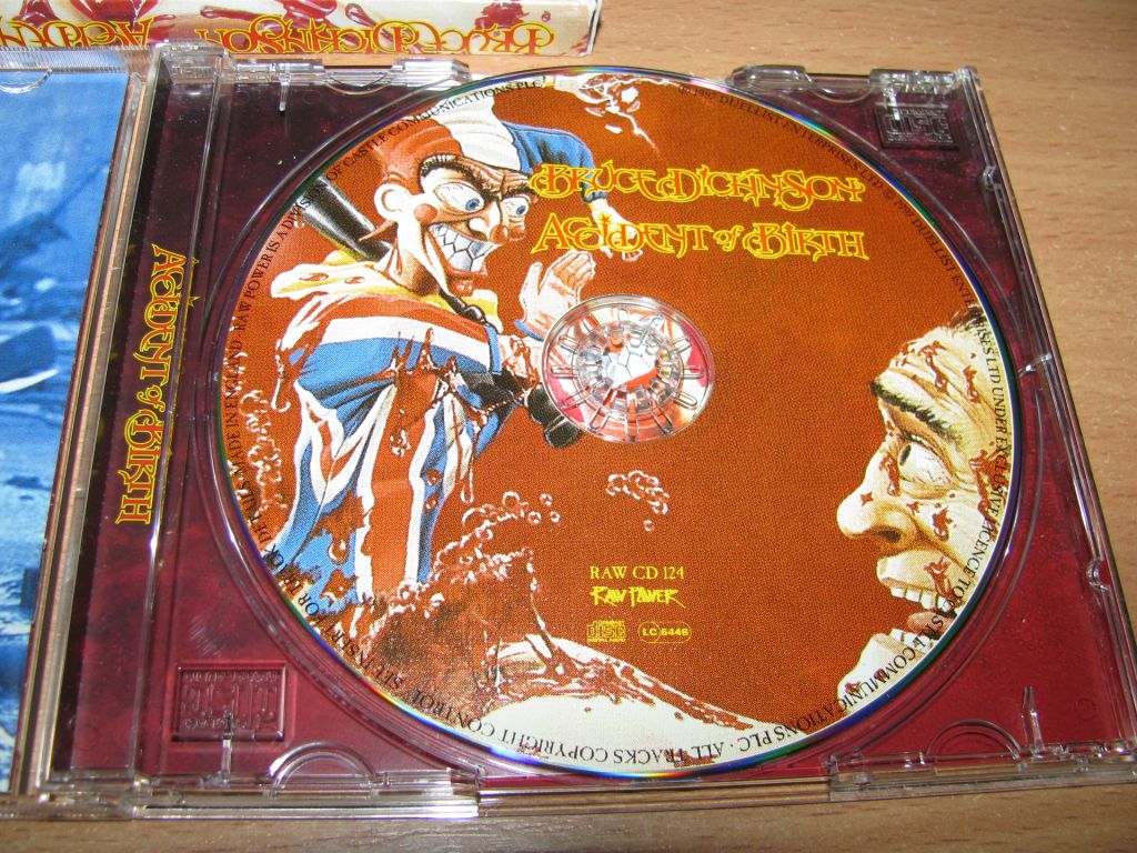 BRUCE DICKINSON - Accident Of Birth  (1997 Raw Power 1st press,UK) - фото фото фото 2