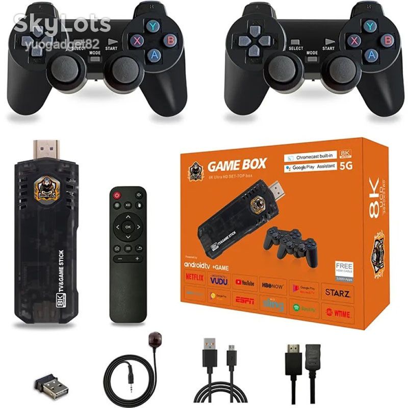 Ігрова приставка Game Stick + Android TV 8k Ultra HD 64gb - фото фото фото 1