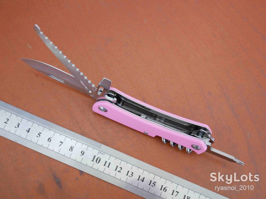 FREETIGER Multifunction Multi-Tool, Pink glass fiber, 440, Outdoor, EDC - фото фото фото 1