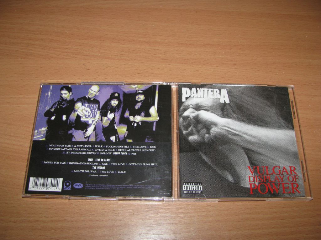 PANTERA - Vulgar Display Of Power  (2012 ATCO, LIMITED CD/DVD) - фото фото фото 0