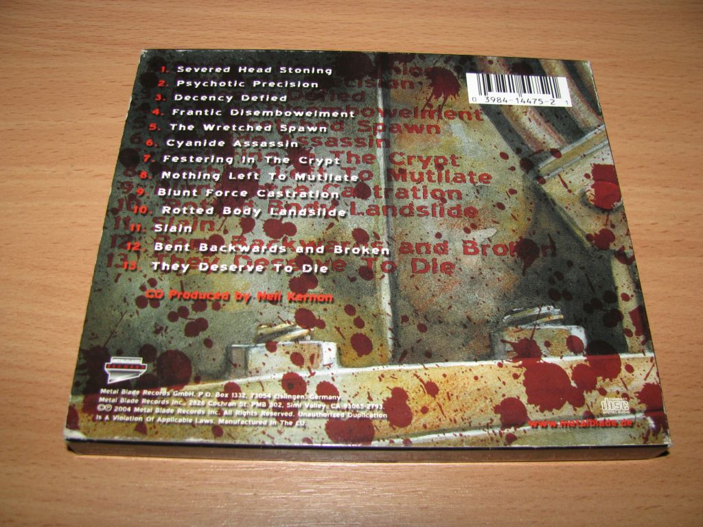 CANNIBAL CORPSE - The Wretched Spawn   (2004 Metal Blade 1st press) - фото фото фото 1