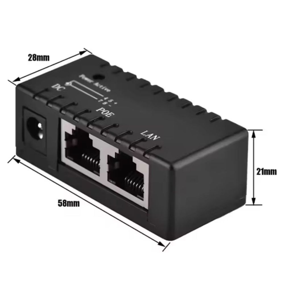 PoE Injector / Splitter DC to RJ45 - фото фото фото 2