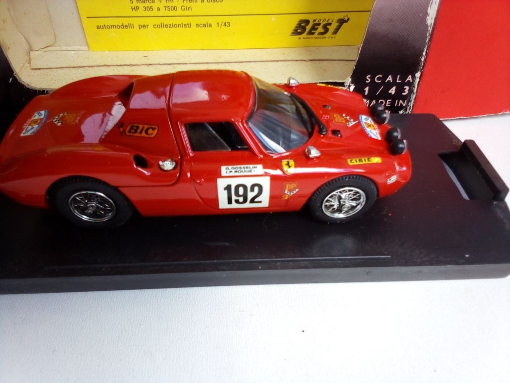 Best 9023 Italy Ferrari 250 LM Tour de France 1969 1/43 - фото фото фото 7
