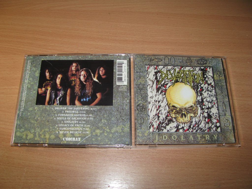 DEVASTATION - Idolatry  (1991 Combat 1st press,USA) - фото фото фото 0