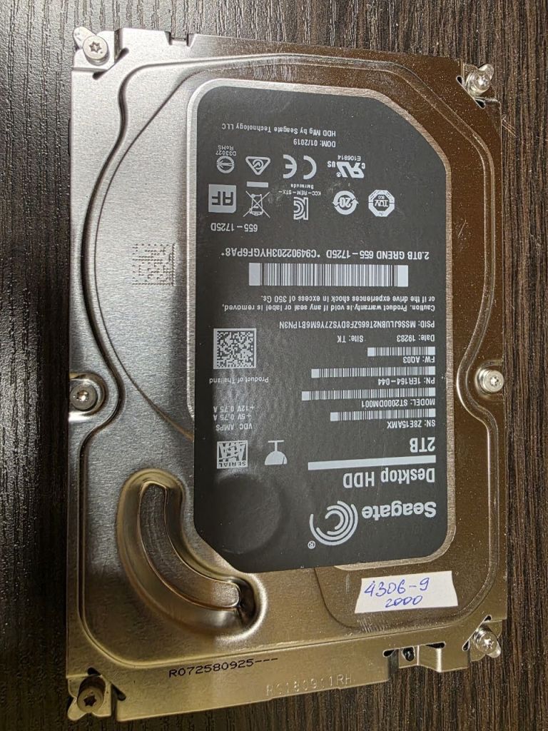 2000Gb 2Tb 3,5 SATA3 ST2000DM001 Seagate жорсткий диск   (4306-9) - фото фото фото 0