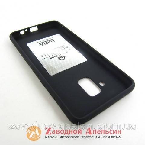 Samsung A8 plus A730 защитный чехол Jelly Case black - фото фото фото 1