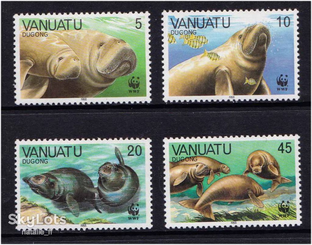 NM Фауна Вануату 1988 г  MNH  - WWF - - фото фото фото 0