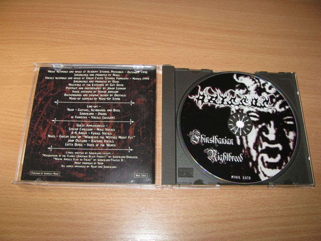 ABYSSOS - Fhinsthanian Nightbreed  (1999 Cacophonous 1st press,UK) - фото фото фото 1