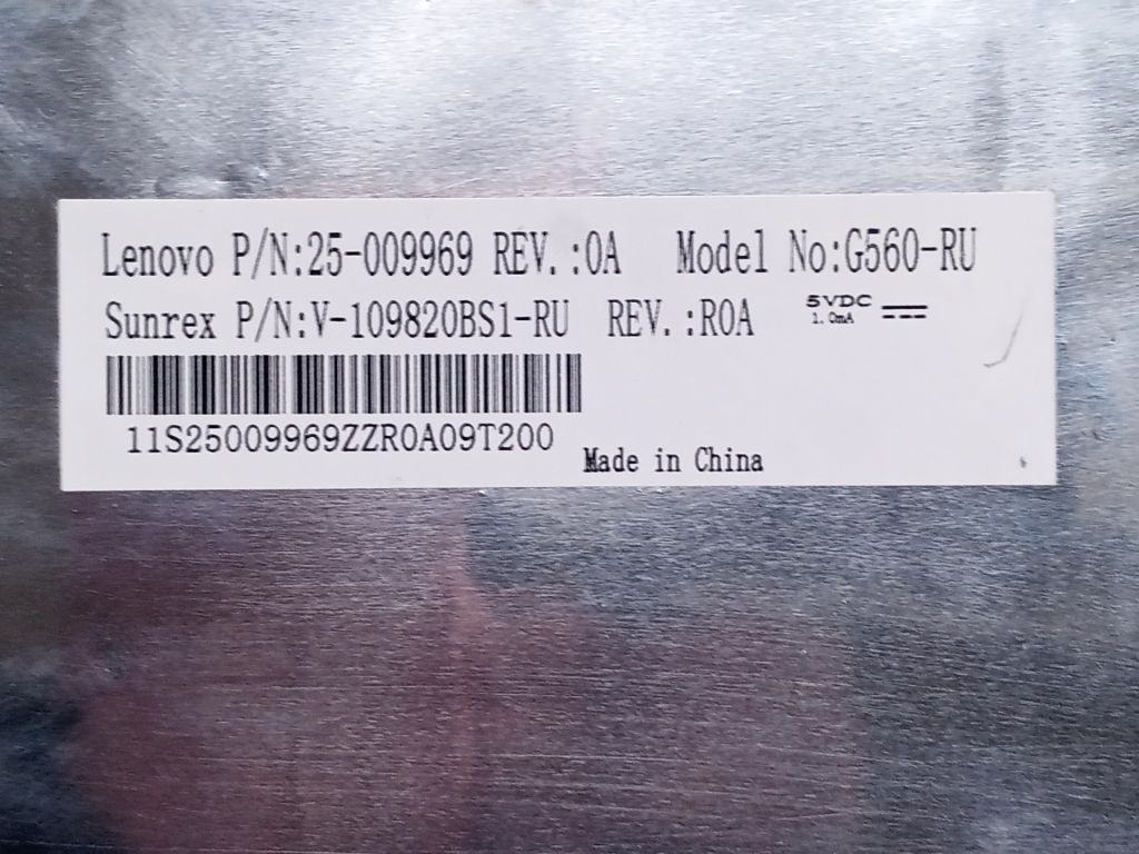Б/У Клавіатура Lenovo G560 - фото фото фото 3