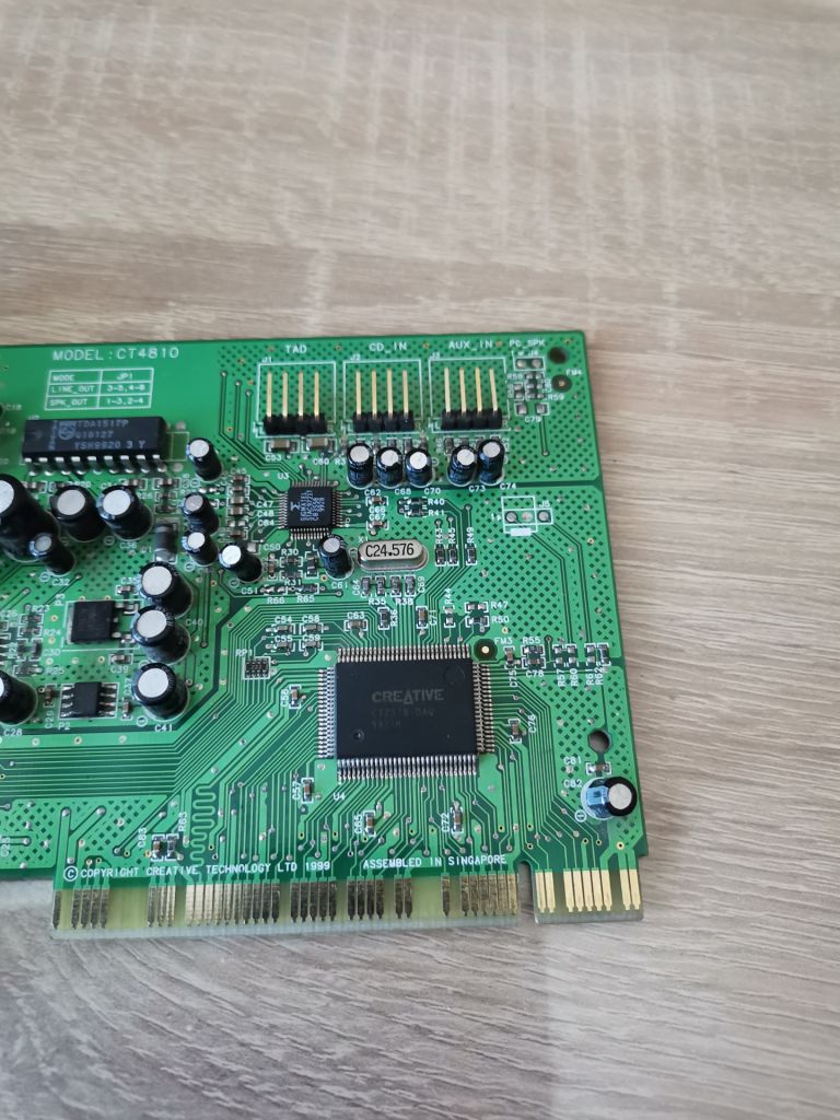 Звуковая карта Creative Sound Blaster PCI CT4810 - фото фото фото 3